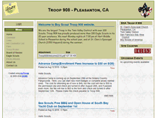 Tablet Screenshot of pleasanton908.mytroop.us