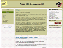 Tablet Screenshot of loganville525.mytroop.us